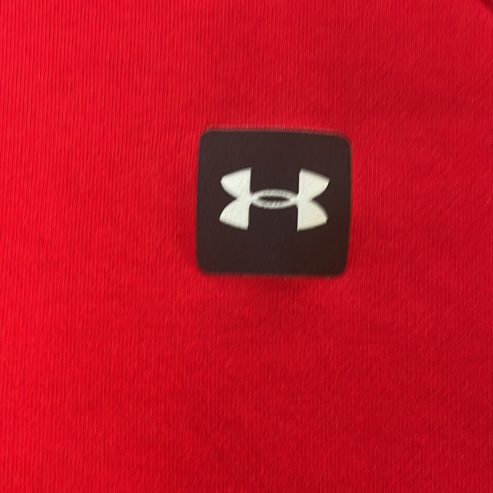 Under Armour Men's Red Hoodie - Picture 2 of 5